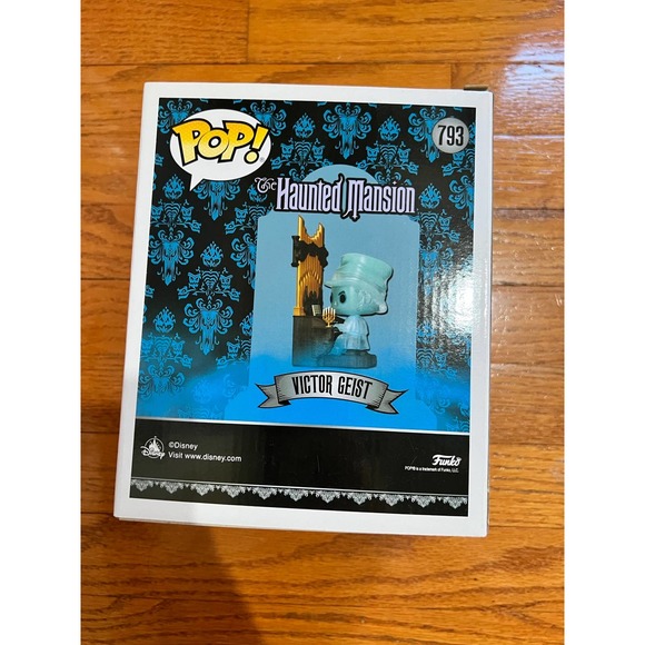Funko Pop! Disney The Haunted Mansion Victor Geist 793 Disney Exclusive MINT - Picture 4 of 5
